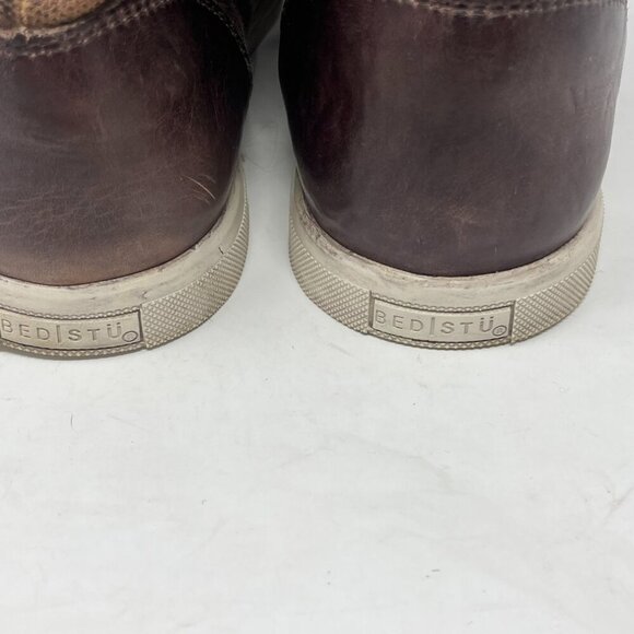 Bed Stu Workshop Lordmind men's high-top sneakers brown 8 leather - Picture 5 of 10